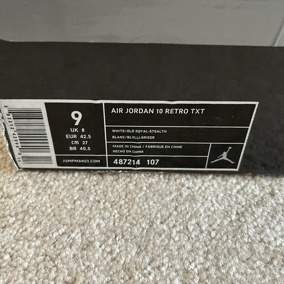 Air Jordan 10 Retro TXT - Picture 7 of 7